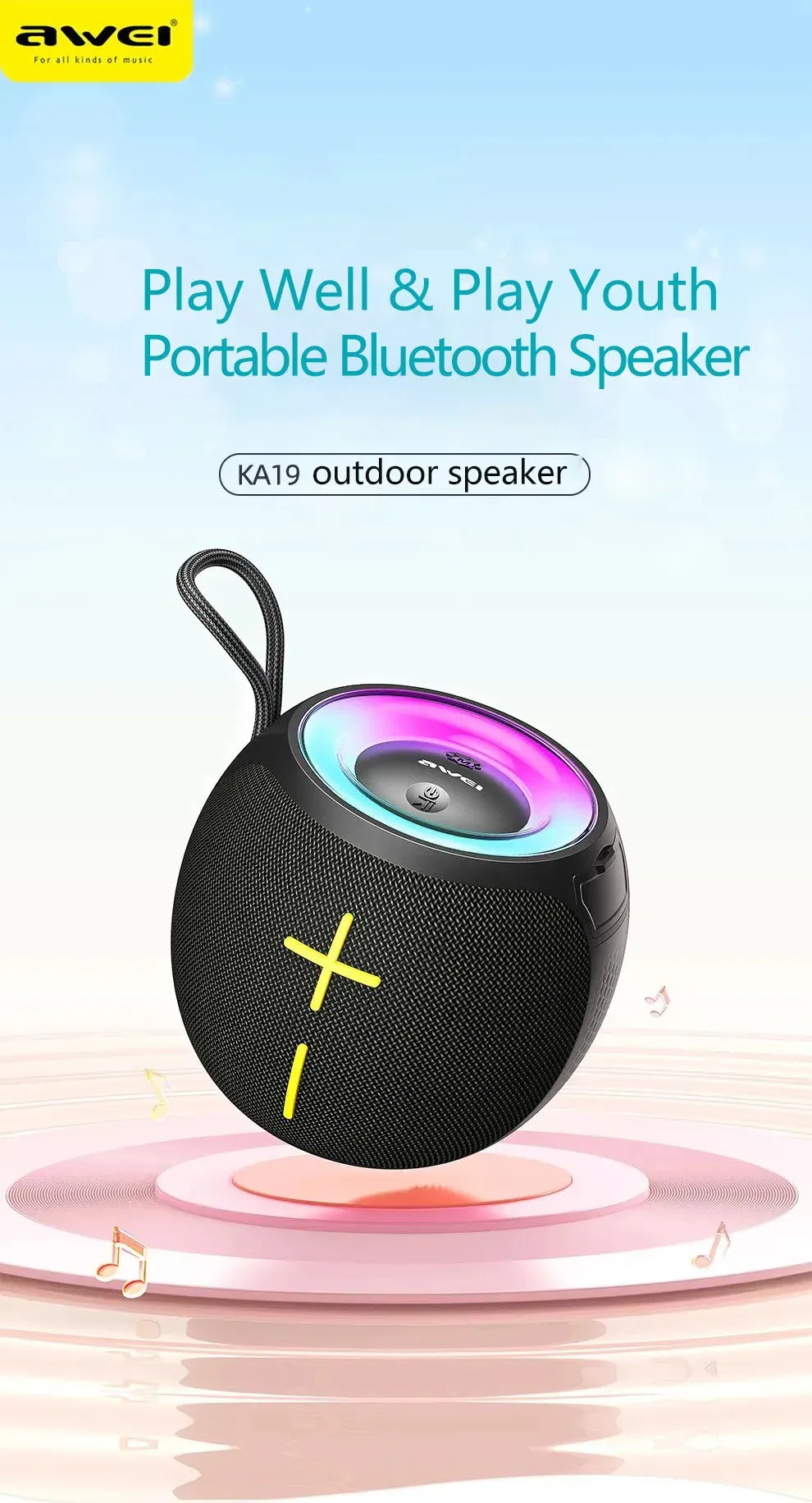 Awei Ka W Portable Bluetooth Speaker Exodus Gadgets